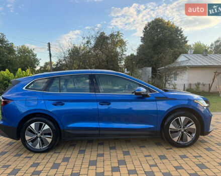 Синий Шкода Enyaq iV, объемом двигателя 0 л и пробегом 82 тыс. км за 22800 $, фото 6 на Automoto.ua