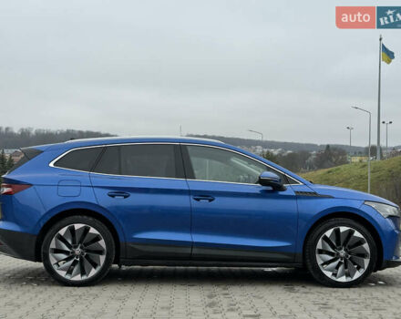 Синий Шкода Enyaq iV, объемом двигателя 0 л и пробегом 149 тыс. км за 21900 $, фото 4 на Automoto.ua