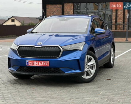 Синий Шкода Enyaq iV, объемом двигателя 0 л и пробегом 130 тыс. км за 22500 $, фото 31 на Automoto.ua