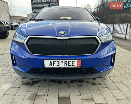 Синий Шкода Enyaq iV, объемом двигателя 0 л и пробегом 118 тыс. км за 25990 $, фото 17 на Automoto.ua