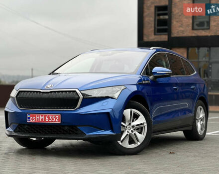 Синий Шкода Enyaq iV, объемом двигателя 0 л и пробегом 130 тыс. км за 22500 $, фото 28 на Automoto.ua