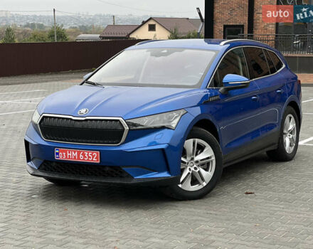 Синий Шкода Enyaq iV, объемом двигателя 0 л и пробегом 130 тыс. км за 22500 $, фото 29 на Automoto.ua