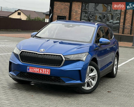 Синий Шкода Enyaq iV, объемом двигателя 0 л и пробегом 130 тыс. км за 22500 $, фото 32 на Automoto.ua