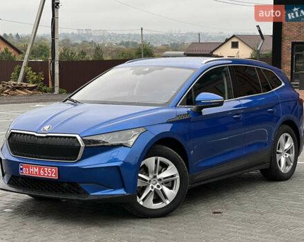 Синий Шкода Enyaq iV, объемом двигателя 0 л и пробегом 130 тыс. км за 22500 $, фото 11 на Automoto.ua