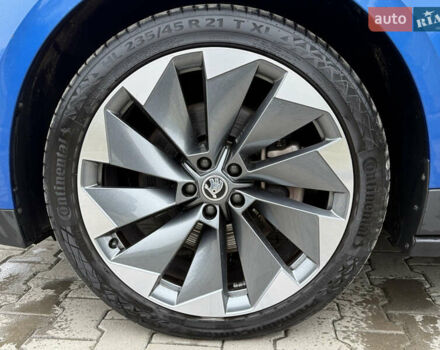 Синий Шкода Enyaq iV, объемом двигателя 0 л и пробегом 149 тыс. км за 21900 $, фото 10 на Automoto.ua