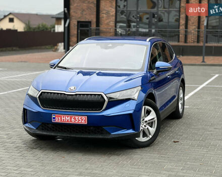 Синий Шкода Enyaq iV, объемом двигателя 0 л и пробегом 130 тыс. км за 22500 $, фото 30 на Automoto.ua