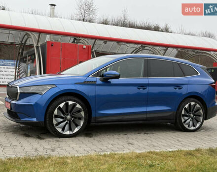 Синий Шкода Enyaq iV, объемом двигателя 0 л и пробегом 149 тыс. км за 21900 $, фото 9 на Automoto.ua