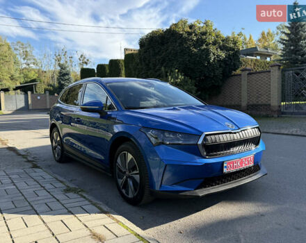 Шкода Enyaq iV 2023 в Луцке на Automoto.ua Синий Шкода Enyaq iV, объемом двигателя 0 л и пробегом 25 тыс. км за 31200 $, фото 11 на Automoto.ua