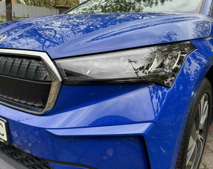 Синий Шкода Enyaq iV, объемом двигателя 0 л и пробегом 21 тыс. км за 24200 $, фото 13 на Automoto.ua