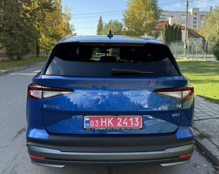 Шкода Enyaq iV 2023 в Луцке на Automoto.ua Синий Шкода Enyaq iV, объемом двигателя 0 л и пробегом 25 тыс. км за 31200 $, фото 6 на Automoto.ua