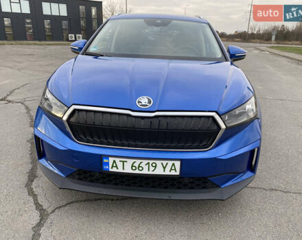 Синій Шкода Enyaq iV, об'ємом двигуна 0 л та пробігом 21 тис. км за 23000 $, фото 3 на Automoto.ua