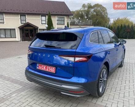 Синий Шкода Enyaq iV, объемом двигателя 0 л и пробегом 20 тыс. км за 24500 $, фото 9 на Automoto.ua