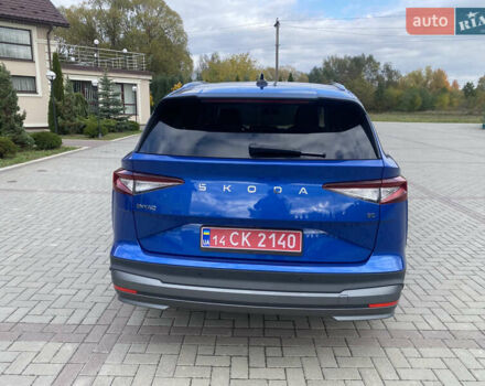 Синий Шкода Enyaq iV, объемом двигателя 0 л и пробегом 20 тыс. км за 24500 $, фото 11 на Automoto.ua