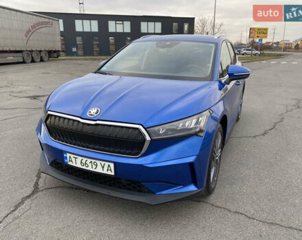 Синій Шкода Enyaq iV, об'ємом двигуна 0 л та пробігом 21 тис. км за 23000 $, фото 2 на Automoto.ua