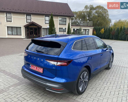 Синий Шкода Enyaq iV, объемом двигателя 0 л и пробегом 20 тыс. км за 24500 $, фото 8 на Automoto.ua