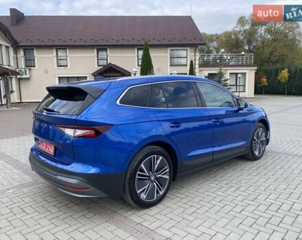 Синий Шкода Enyaq iV, объемом двигателя 0 л и пробегом 20 тыс. км за 24500 $, фото 7 на Automoto.ua