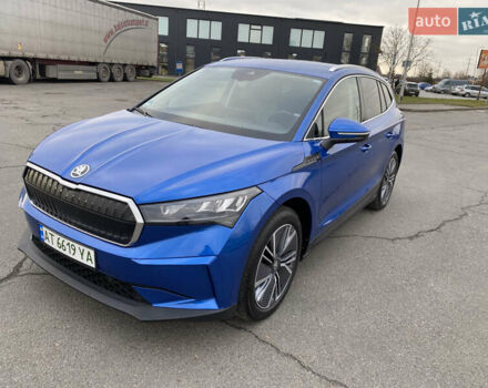 Синій Шкода Enyaq iV, об'ємом двигуна 0 л та пробігом 21 тис. км за 23000 $, фото 1 на Automoto.ua