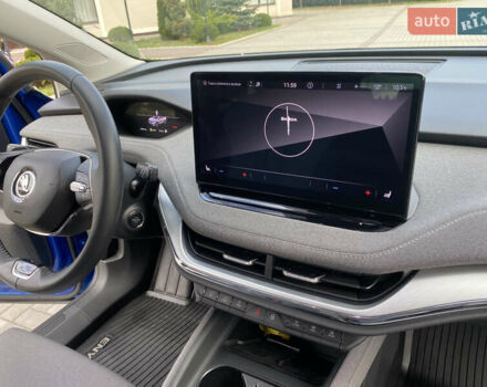 Синий Шкода Enyaq iV, объемом двигателя 0 л и пробегом 20 тыс. км за 24500 $, фото 19 на Automoto.ua