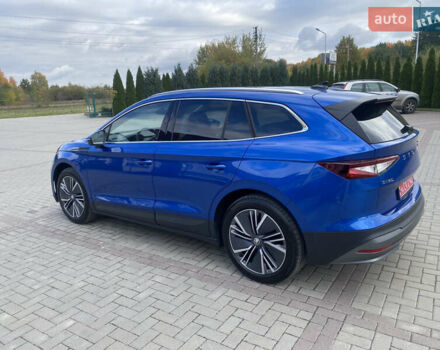 Синий Шкода Enyaq iV, объемом двигателя 0 л и пробегом 20 тыс. км за 24500 $, фото 13 на Automoto.ua