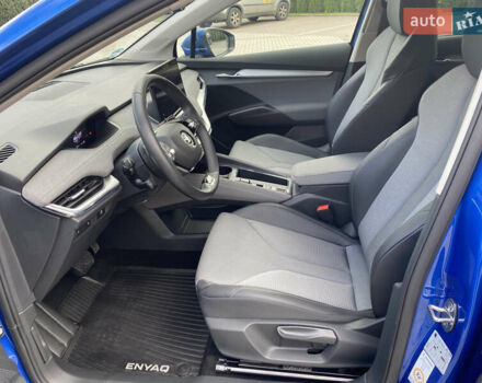 Синий Шкода Enyaq iV, объемом двигателя 0 л и пробегом 20 тыс. км за 24500 $, фото 14 на Automoto.ua