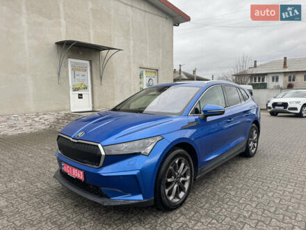 Синий Шкода Enyaq iV, объемом двигателя 0 л и пробегом 280 тыс. км за 17800 $, фото 1 на Automoto.ua