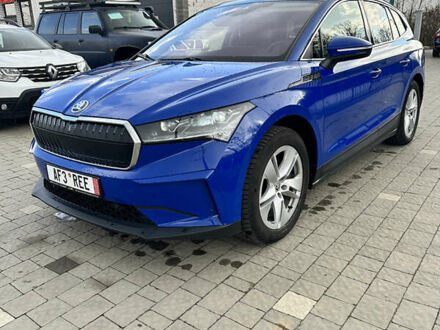 Шкода Enyaq iV 2022 у Іршава на Automoto.ua Синій Шкода Enyaq iV, об'ємом двигуна 0 л та пробігом 98 тис. км за 26900 $, фото 1 на Automoto.ua