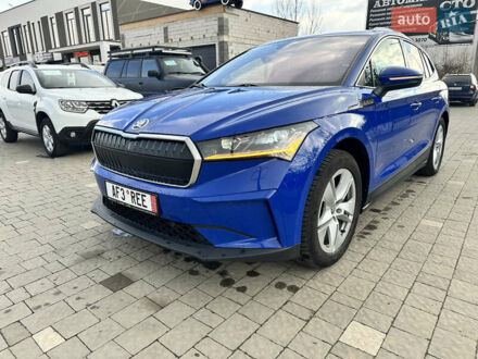 Шкода Enyaq iV 2022 в Иршава на Automoto.ua Синий Шкода Enyaq iV, объемом двигателя 0 л и пробегом 118 тыс. км за 25990 $, фото 1 на Automoto.ua