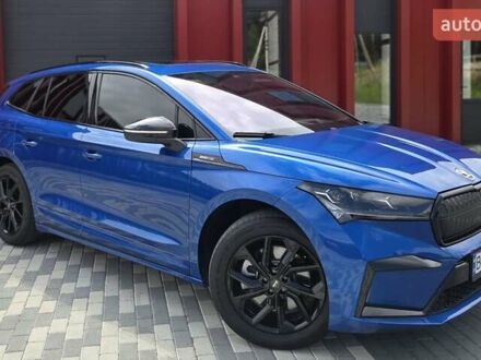 Шкода Enyaq iV 2023 в Львове на Automoto.ua Синий Шкода Enyaq iV, объемом двигателя 0 л и пробегом 26 тыс. км за 32900 $, фото 1 на Automoto.ua