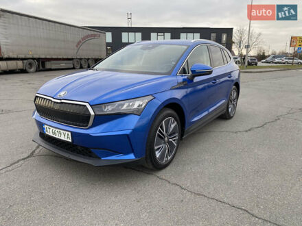 Синій Шкода Enyaq iV, об'ємом двигуна 0 л та пробігом 21 тис. км за 23000 $, фото 1 на Automoto.ua