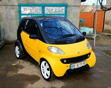 Желтый Смарт Сити, объемом двигателя 0.6 л и пробегом 195 тыс. км за 2250 $, фото 1 на Automoto.ua