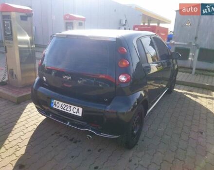 Чорний Смарт Forfour, об'ємом двигуна 1.3 л та пробігом 250 тис. км за 3599 $, фото 15 на Automoto.ua