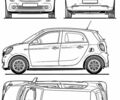Помаранчевий Смарт Forfour, об'ємом двигуна 0 л та пробігом 48 тис. км за 10100 $, фото 18 на Automoto.ua