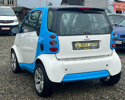 Белый Смарт Форту, объемом двигателя 0.8 л и пробегом 92 тыс. км за 3400 $, фото 3 на Automoto.ua