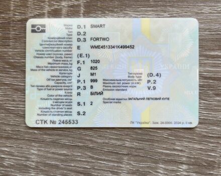 Белый Смарт Форту, объемом двигателя 1 л и пробегом 115 тыс. км за 5200 $, фото 6 на Automoto.ua