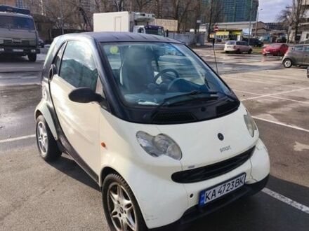 Белый Смарт Форту, объемом двигателя 0.6 л и пробегом 73 тыс. км за 3500 $, фото 1 на Automoto.ua