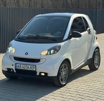 Белый Смарт Форту, объемом двигателя 1 л и пробегом 187 тыс. км за 4300 $, фото 1 на Automoto.ua