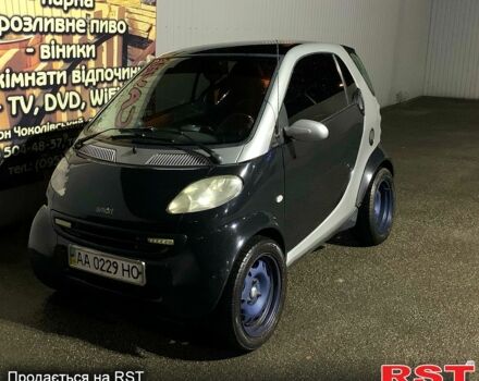 Чорний Смарт Fortwo, об'ємом двигуна 0.6 л та пробігом 200 тис. км за 1400 $, фото 1 на Automoto.ua
