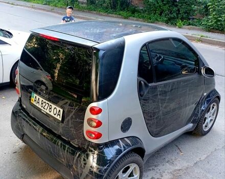 Черный Смарт Форту, объемом двигателя 0.7 л и пробегом 197 тыс. км за 3150 $, фото 3 на Automoto.ua