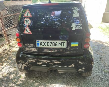 Черный Смарт Форту, объемом двигателя 6 л и пробегом 254 тыс. км за 3200 $, фото 4 на Automoto.ua