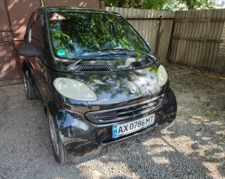 Черный Смарт Форту, объемом двигателя 6 л и пробегом 254 тыс. км за 3200 $, фото 1 на Automoto.ua
