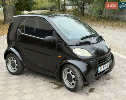 Смарт Fortwo 1999 у Дніпро (Дніпропетровську) на Automoto.ua Чорний Смарт Fortwo, об'ємом двигуна 0.6 л та пробігом 333 тис. км за 1950 $, фото 2 на Automoto.ua