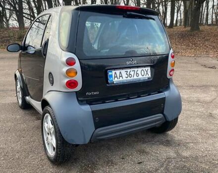 Черный Смарт Форту, объемом двигателя 0.6 л и пробегом 134 тыс. км за 3300 $, фото 7 на Automoto.ua