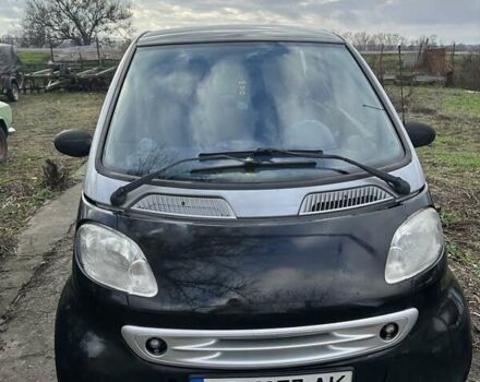 Черный Смарт Форту, объемом двигателя 0.6 л и пробегом 192 тыс. км за 2500 $, фото 1 на Automoto.ua