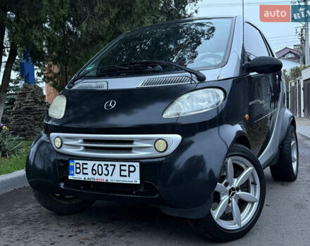 Черный Смарт Форту, объемом двигателя 0.6 л и пробегом 230 тыс. км за 1950 $, фото 2 на Automoto.ua