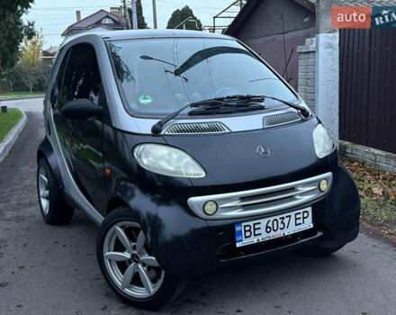 Черный Смарт Форту, объемом двигателя 0.6 л и пробегом 230 тыс. км за 1950 $, фото 7 на Automoto.ua