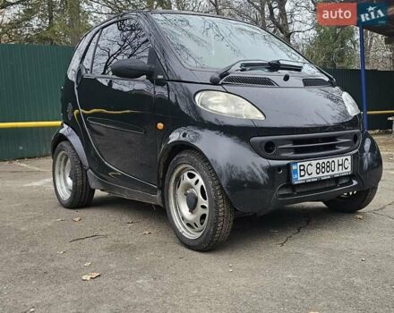 Черный Смарт Форту, объемом двигателя 0.8 л и пробегом 199 тыс. км за 3150 $, фото 1 на Automoto.ua