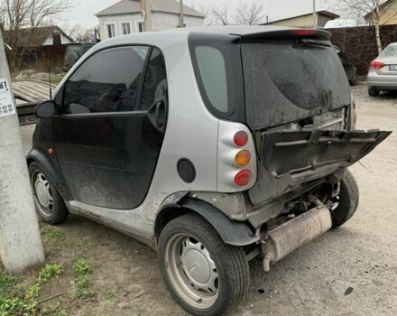 Черный Смарт Форту, объемом двигателя 0.8 л и пробегом 50 тыс. км за 700 $, фото 2 на Automoto.ua