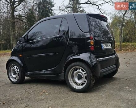 Черный Смарт Форту, объемом двигателя 0.8 л и пробегом 199 тыс. км за 3150 $, фото 2 на Automoto.ua