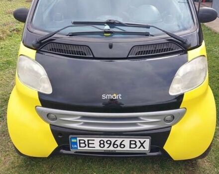 Черный Смарт Форту, объемом двигателя 0.6 л и пробегом 163 тыс. км за 2900 $, фото 1 на Automoto.ua