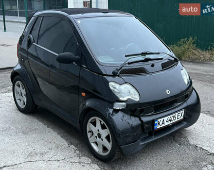 Черный Смарт Форту, объемом двигателя 0.6 л и пробегом 262 тыс. км за 2400 $, фото 3 на Automoto.ua